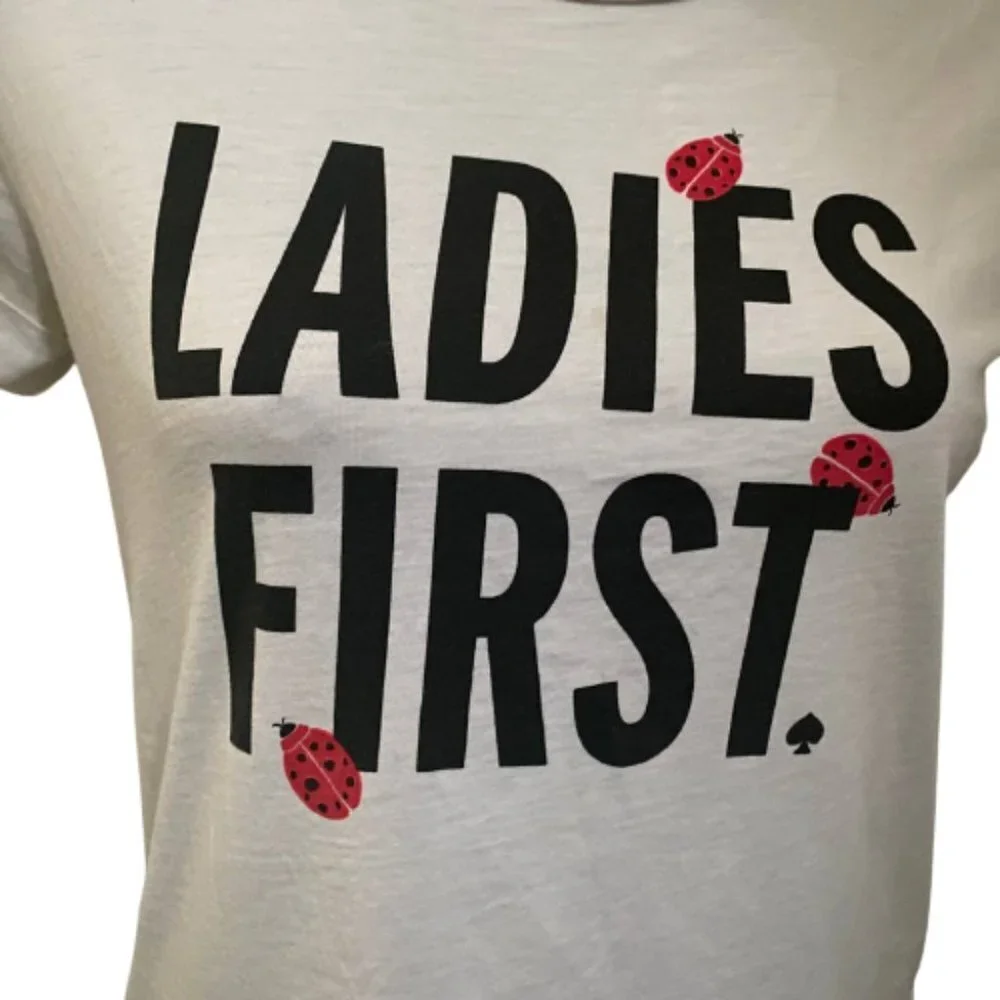 KATE SPADE Cotton T-shirt - Size XS